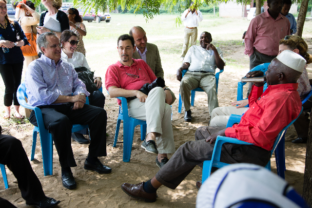 A circle of chairs becomes a place for listening, exchange and considered attention.